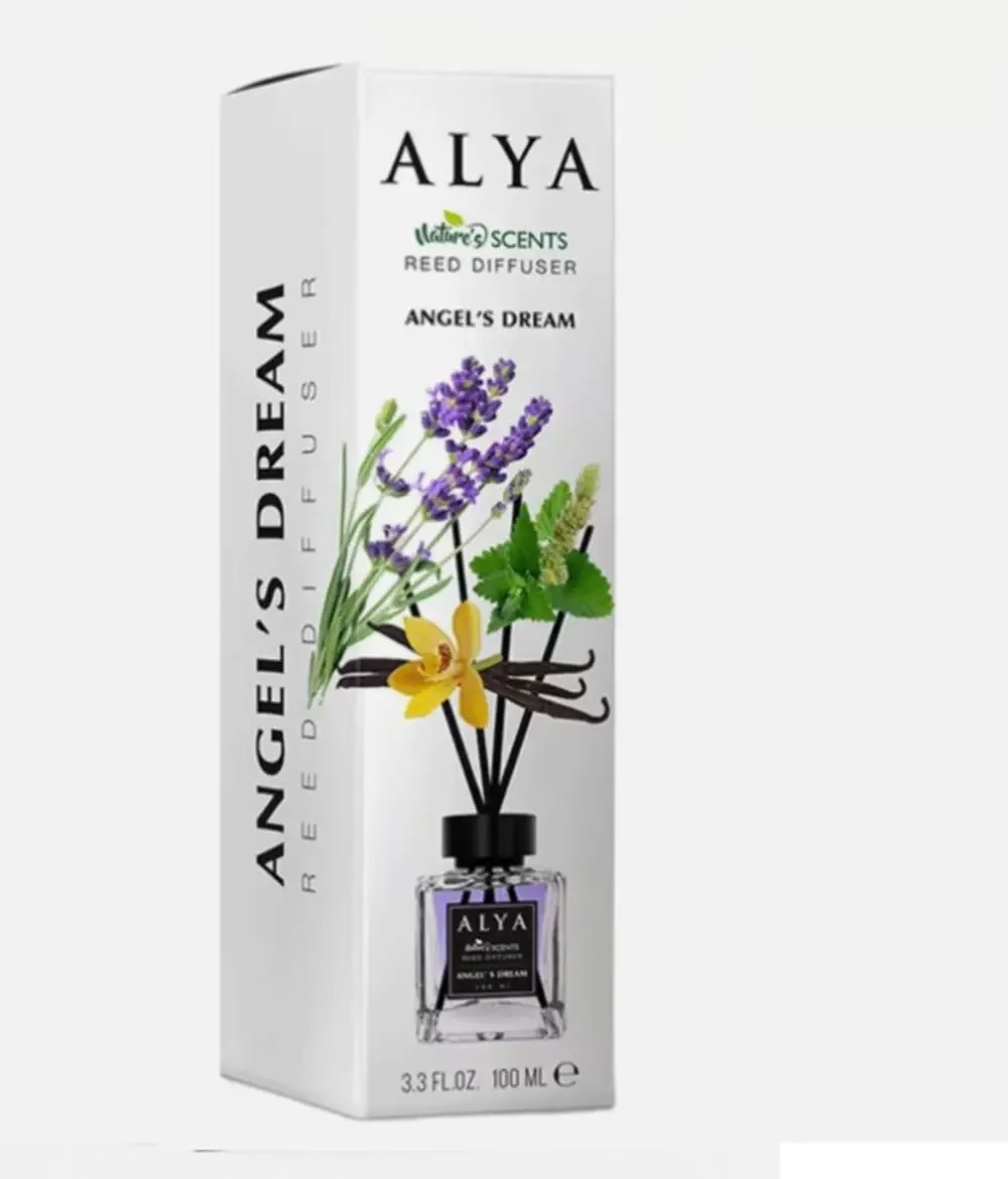 Alya Reed Diffuser Angel’s Dream Nature’s Scents 3.4 Fl. Oz . 100 Ml